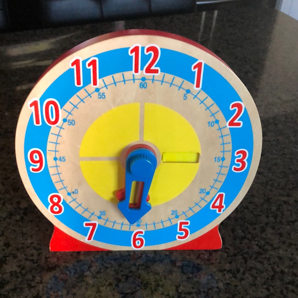 TEACH THE TIME Clock